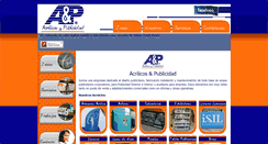 Desktop Screenshot of acrilicosypublicidad.com.pe